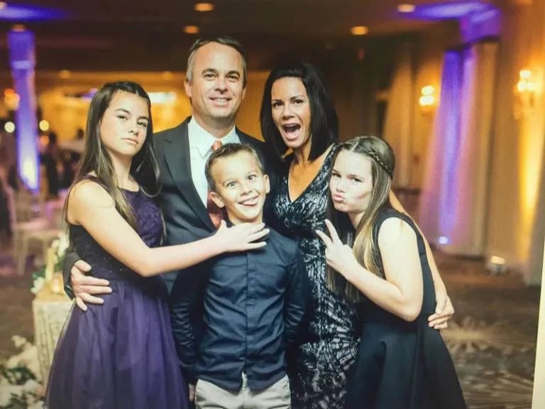 Dr. Michael Frickman with his family